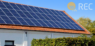 REC solar panel system