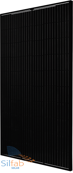 Silfab mono black solar panel