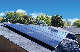 Silfab solar panel home