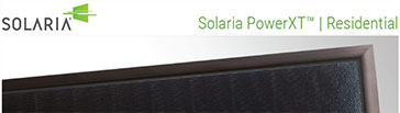 Solaria PowerXT solar panel specifications
