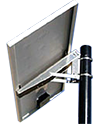 band clamp pole mount solar panel