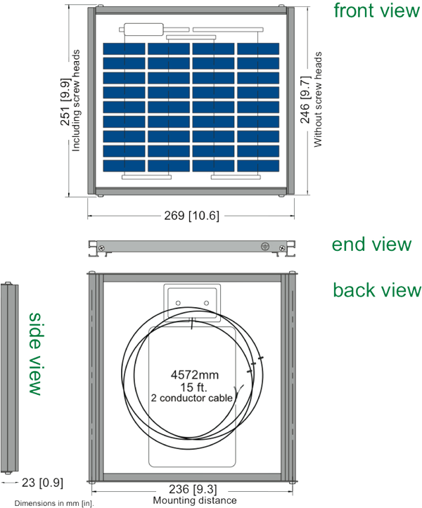 Solar Electric Supply 405m solar panel dimensions