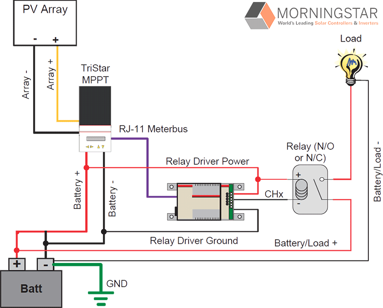 Relay Driver Load Control Wiring Diagram
