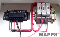 C1D2 enclosure charge controller installed