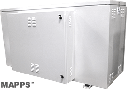 large weatherproof battery enclosure - right side