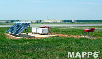 pad-mounted airfield solar system