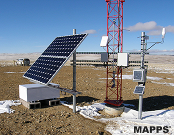 pad-mounted enclosure  off-grid solar system for obstruction light