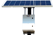 one solar panel system with NEMA weatherproof enclosure