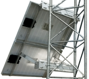 tower mounted solar panel