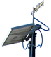 radio pole mounted PV system