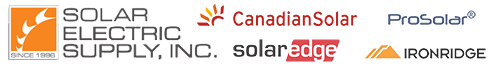 Canadian Solar ground mount solar system with SolarEdge