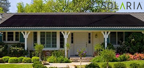 residential Solaria solar panel system