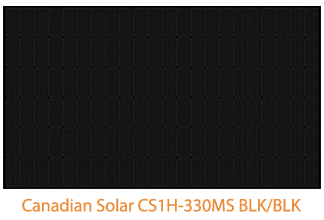 Canadian Solar CS1H-330MS BLK/BLK solar panel