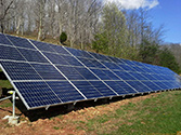 REC Enphase Ground Mounted solar system Pennsylvania