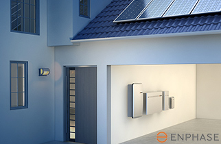 Enphase whole home battery backup system