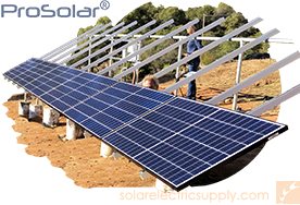 ProSolar GroundTrac solar panel mounting system