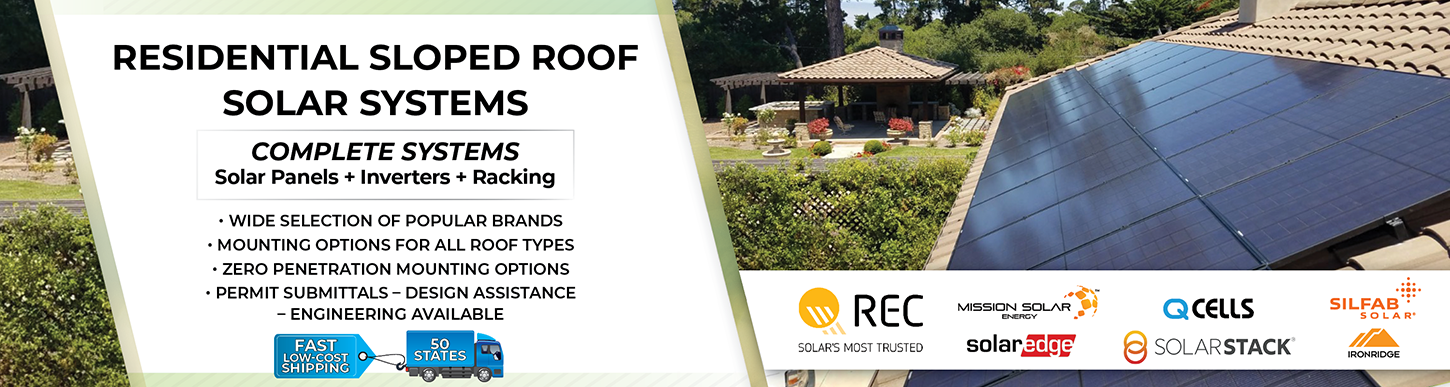 sloped-roof solar systems