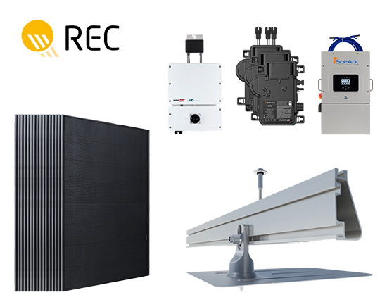 REC460AA RX Roof Mounted Solar System