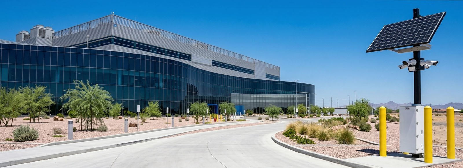 MAPPS solar-powered perimeter security at Intel facility