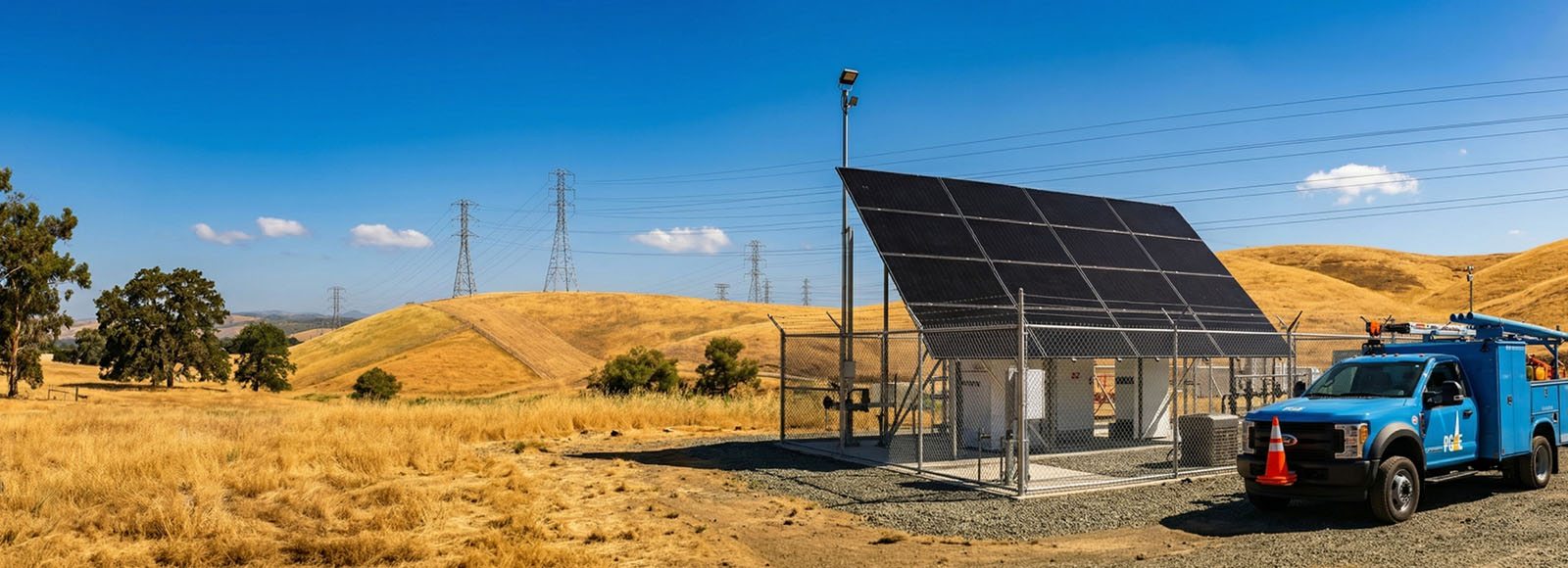 MAPPS remote solar power system field installation