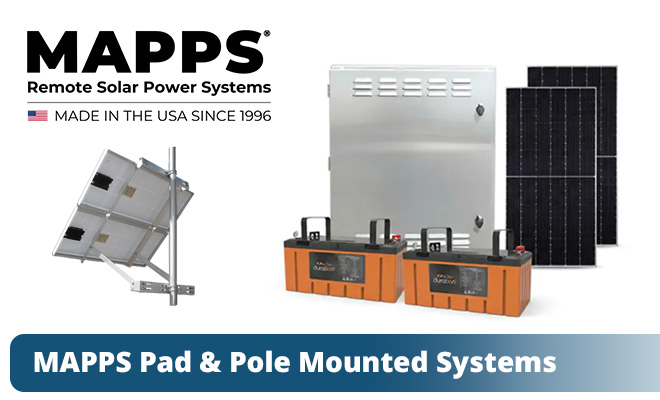 Pad and pole mount solar systems