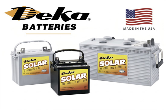Deka GEL and AGM battery lineup