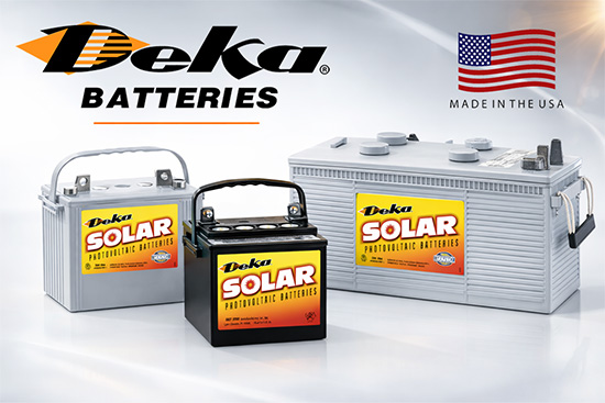 Deka Gel Cell Solar Batteries
