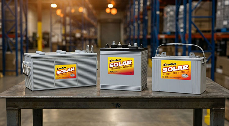 Deka sealed GEL and AGM batteries