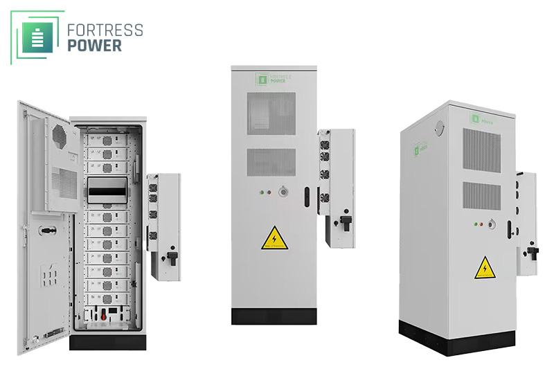 Fortress Power eSpire Nano commercial LFP batteries and hybrid inverters