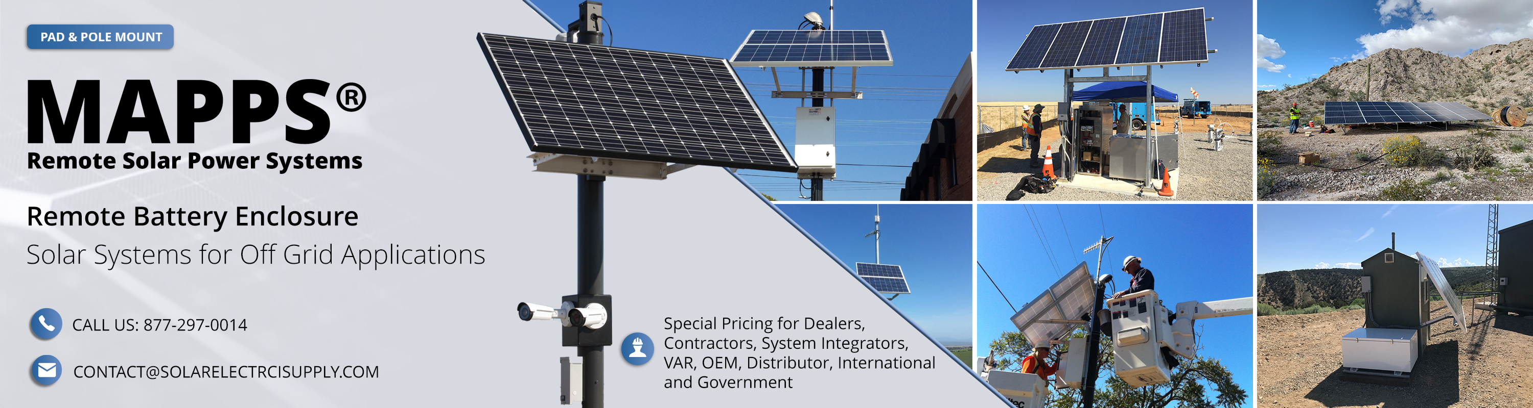 Solar Electric Supply MAPPS Systems Banner