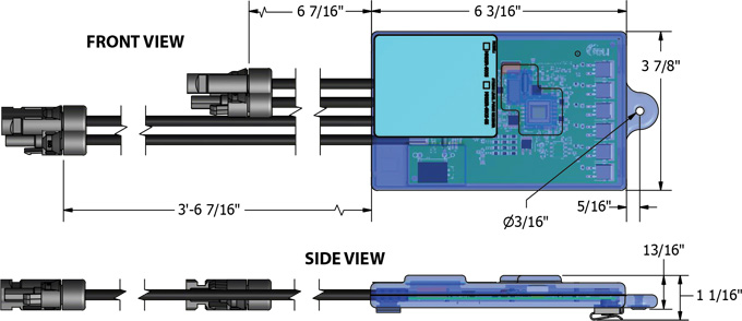 Midnite Solar RSD MNSSR-600S-SS Device Diagram
