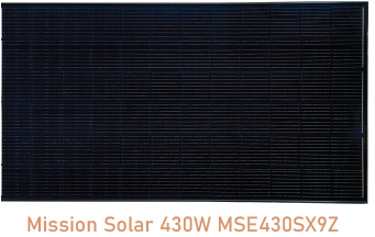Mission Solar 430w Systems