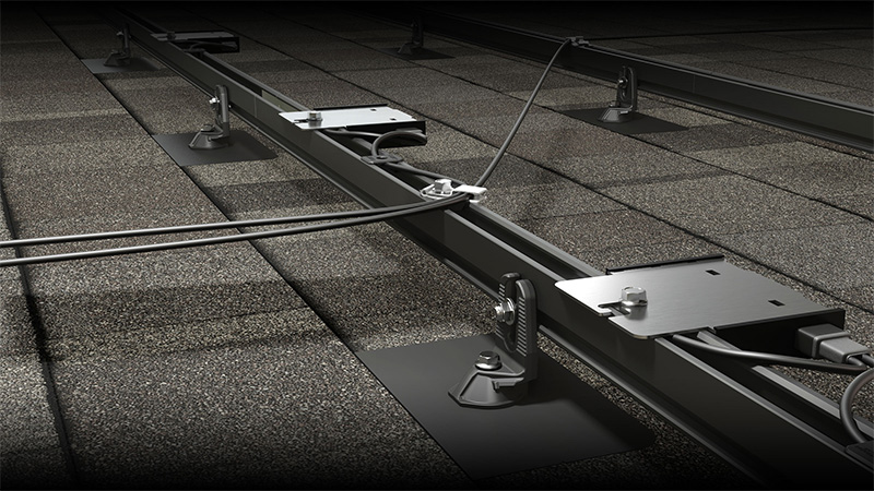 Pegasus Rail System with Multi-Clamp and Integrated Wire Management