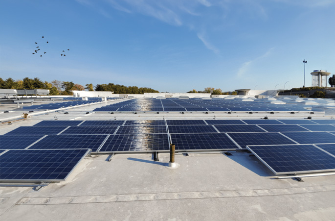 SES Commercial Flat Roof Sloped Roof Solar Systems