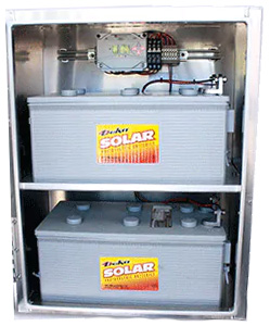 AL-POL-2-G31N NEMA 3R Battery & Control Enclosure Pole Mount