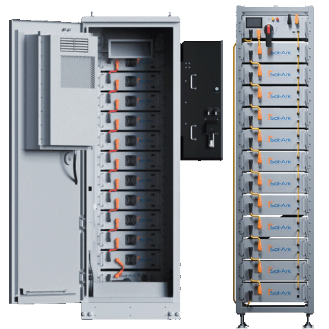 Sol-Ark L3-HV and L3-HVR 480V Battery Cabinets