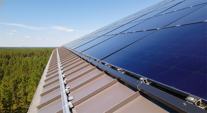 Standing Seam Metal Roof Solar System