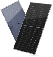 half-cut Bifacial Diamond solar cells