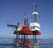 offshore oil drilling platform