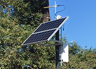 Wireless solar system with Class 1 Div 2 enclosure
