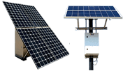 pad and pole mounted enclosure solar systems