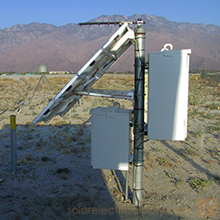 USGS Seismic Monitoring Pole Mounted Solar System