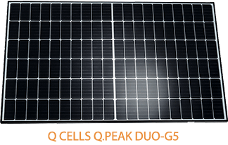 Q CELLS Q.PEAK DUO-G5 solar panel ground