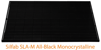 Sifab Mono all-black solar panel for system